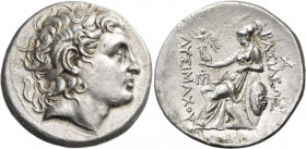 KINGS OF THRACE. Lysimachos, 305-281 BC. Tetradrachm (Silver, 32 mm, 17.28 g, 8 h), Amphipolis, c. 288/7-282/1. Diademed head of Alexander the Great t...