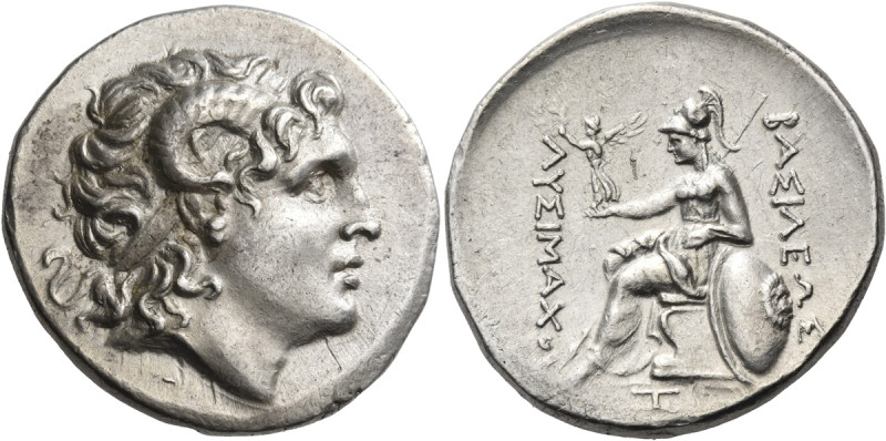KINGS OF THRACE. Lysimachos, 305-281 BC. Tetradrachm (Silver, 29.5 mm, 17.07 g, ...