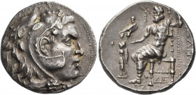 KINGS OF MACEDON. Alexander III ‘the Great’, 336-323 BC. Tetradrachm (Silver, 27 mm, 16.97 g, 12 h), posthumous, Corinth, c. 310-290. Head of youthful...