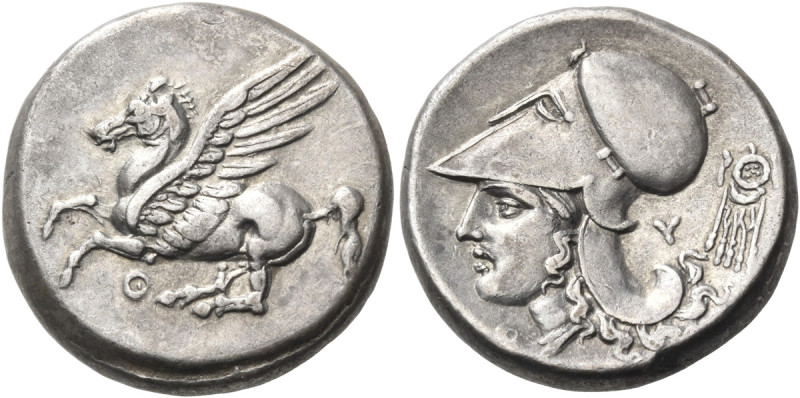 AKARNANIA. Thyrrheion. Circa 320-280 BC. Stater (Silver, 21 mm, 8.35 g, 9 h). Θ ...