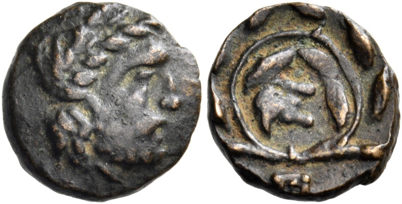 ARGOLIS. Epidauros. Circa 265-255 BC. Chalkous (Bronze, 12 mm, 1.41 g, 6 h). Lau...