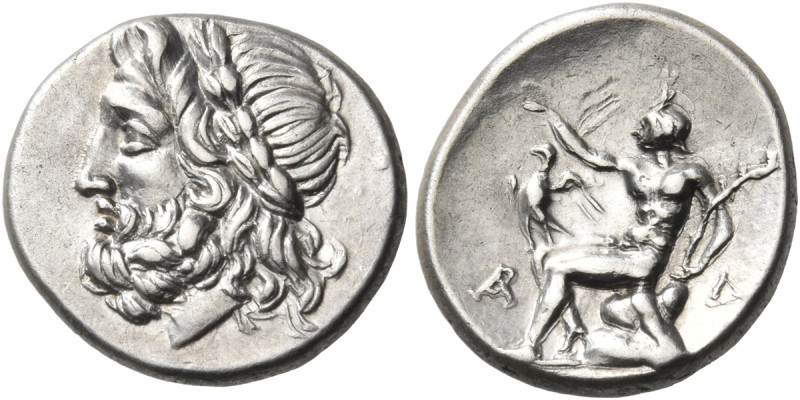ARKADIA, Arkadian League. Megalopolis. Circa 175-168 BC. Triobol (Silver, 15 mm,...