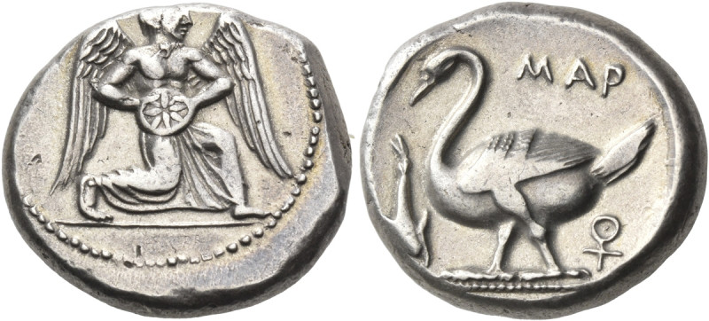 CILICIA. Mallos. Circa 440-390 BC. Stater (Silver, 21.5 mm, 10.60 g, 12 h). Bear...