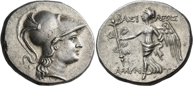 KINGS OF GALATIA. Amyntas, 39-25 BC. Tetradrachm (Silver, 28 mm, 16.02 g, 12 h),...