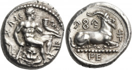 CYPRUS. Salamis. Evagoras I, circa 411-374 BC. Stater (Silver, 23.5 mm, 11.20 g, 5 h). &#67622;&#67597;&#67634;&#67588;&#67585; ('e-u-wa-ko-ro', in Cy...