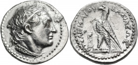 PTOLEMAIC KINGS OF EGYPT. Ptolemy V Epiphanes, 205-180 BC. Tetradrachm (Silver, 27 mm, 14.05 g, 1 h), Telmessos, period of the Fifth Syrian War, 202-1...