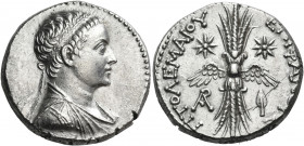 PTOLEMAIC KINGS OF EGYPT. Ptolemy V Epiphanes, 205-180 BC. Tetradrachm (Silver, 25 mm, 13.99 g, 12 h), Alexandria or an uncertain mint in Palestine, u...