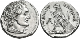 PTOLEMAIC KINGS OF EGYPT. Ptolemy V Epiphanes, 205-180 BC. Tetradrachm (Silver, 25.5 mm, 14.04 g, 12 h), Alexandria or an uncertain mint in Palestine,...