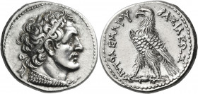 PTOLEMAIC KINGS OF EGYPT. Ptolemy V Epiphanes, 205-180 BC. Tetradrachm (Silver, 28 mm, 14.01 g, 12 h), Alexandria (?), after 198. Diademed head of Pto...