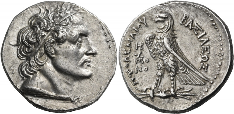 PTOLEMAIC KINGS OF EGYPT. Ptolemy V Epiphanes, 205-180 BC. Tetradrachm (Silver, ...
