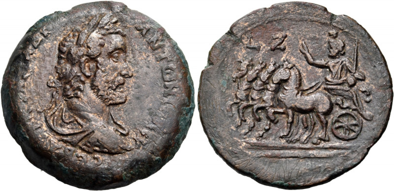 EGYPT. Alexandria. Antoninus Pius, 138-161. Drachm (Bronze, 34.00 mm, 22.82 g, 1...