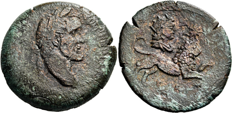EGYPT. Alexandria. Antoninus Pius, 138-161. Drachm (Bronze, 35.00 mm, 21.05 g, 1...