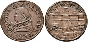 ITALY. Papal States. Julius II (Giuliano Della Rovere), 1503-1513. Medallion (Copper, 30 mm, 11.38 g, 5 h), a struck original commemorating the fortif...