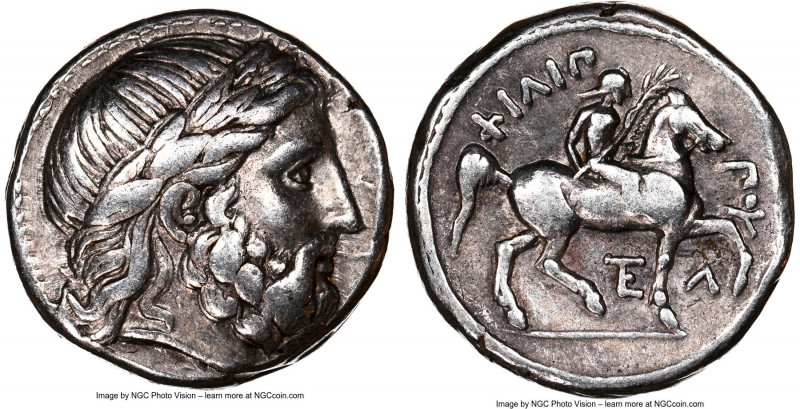 MACEDONIAN KINGDOM. Philip II (359-336 BC). AR tetradrachm (24mm, 14.21 gm, 4h)....