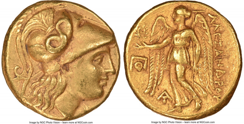 MACEDONIAN KINGDOM. Alexander III the Great (336-323 BC). AV stater (17mm, 8.60 ...