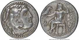 MACEDONIAN KINGDOM. Philip III Arrhidaeus (323-317 BC). AR drachm (18mm, 11h). NGC Choice VF. Magnesia ad Maeandrum, ca. 323-319 BC. Head of Heracles ...