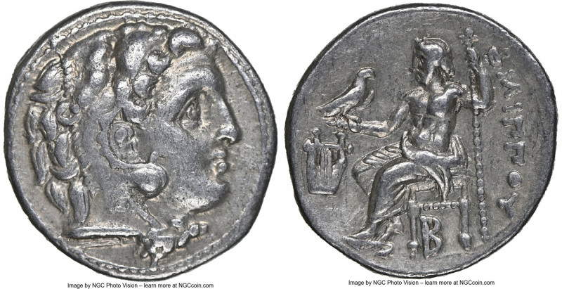 MACEDONIAN KINGDOM. Philip III Arrhidaeus (323-317 BC). AR drachm (18mm, 11h). N...
