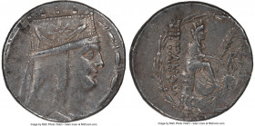 ARMENIAN KINGDOM. Tigranes II the Great (95-56 BC). AR tetradrachm (21mm, 15.95 gm, 1h). NGC Choice XF 3/5 - 3/5. Antioch, ca. 83-70. Diademed and dra...