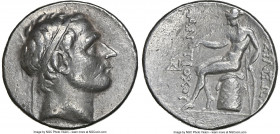 SELEUCID KINGDOM. Antiochus III the Great (222-187 BC). AR tetradrachm (29mm, 11h). NGC Choice VF. Uncertain Mint 68 in northern Mesopotamia, from 197...