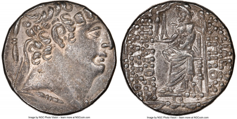 SELEUCID KINGDOM. Philip I Philadelphus (ca. 95/4-76/5 BC). AR tetradrachm (24mm...