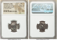 PHOENICIA. Tyre. Ca. 126/5 BC-AD 65/6. AR half-shekel (20mm, 6.97 gm, 1h). NGC VF 5/5 - 3/5. Dated Civic Year 144 (AD 18/9). Laureate head of Melqart ...