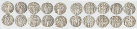 Ivan Aleksander 10-Piece Lot of Uncertified Gros ND (1331-1337) XF, Average size 20.4mm. Average weight 1.52gm. Sold as is, no returns. 

HID0980124...