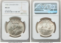 George V Dollar 1936 MS64 NGC, Royal Canadian mint, KM31. 

HID09801242017

© 2022 Heritage Auctions | All Rights Reserved