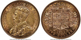 George V gold 5 Dollars 1912 AU58 NGC, Ottawa mint, KM26. AGW 0.2419 oz. 

HID09801242017

© 2022 Heritage Auctions | All Rights Reserved