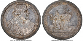 Nürnburg. Free City silver "200th Anniversary of the Reformation" Medal 1717-Dated AU58 NGC, Whiting-231, Erlanger-2720. By GW Vestner & PH Muller. Bu...