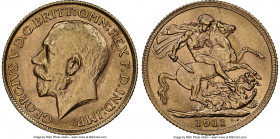 George V gold Sovereign 1911 AU58 NGC, KM820. AGW 0.2355 oz. 

HID09801242017

© 2022 Heritage Auctions | All Rights Reserved