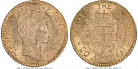 George I gold 20 Drachmai 1884-A MS60 NGC, Paris mint, KM56. One year type. AGW 0.1867 oz. 

HID09801242017

© 2022 Heritage Auctions | All Rights...