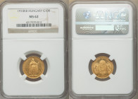 Franz Joseph I gold 10 Korona 1910-KB MS62 NGC, Kremnitz mint, KM485. 

HID09801242017

© 2022 Heritage Auctions | All Rights Reserved