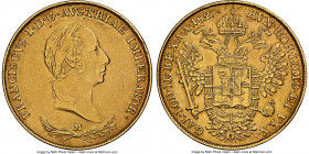 Lombardy-Venetia. Franz I gold Sovrano 1827-M AU Details (Removed From Jewelry) NGC, Milan mint, KM-C11.1. 

HID09801242017

© 2022 Heritage Aucti...