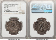 Charles & Johanna "Late Series" 4 Reales ND (1542-1555) Mo-L AU55 NGC, Mexico City mint, KM0018. 13.62gm. 

HID09801242017

© 2022 Heritage Auctio...