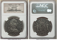 Charles III 3-Piece Lot of Certified "El Cazador" Shipwreck Reales 1783 Mo-FF, 1) 8 Reales - Genuine NGC, KM106.2 2) 2 Reales - Genuine NGC, KM88.2 3)...