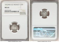 Republic 1/2 Real 1852 Mo-GC MS64 NGC, Mexico City mint, KM370.9. Icy white surfaces with semi-prooflike luster. 

HID09801242017

© 2022 Heritage...