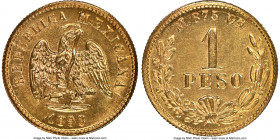 Republic gold Peso 1898 Cn-M UNC Details (Cleaned) NGC, Culiacan mint, KM410.2. Mintage: 3,521. 

HID09801242017

© 2022 Heritage Auctions | All R...