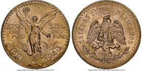 Estados Unidos gold 50 Pesos 1943 MS63 NGC, Mexico City mint, KM482. AGW 1.2056 oz. 

HID09801242017

© 2022 Heritage Auctions | All Rights Reserv...