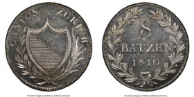 Zurich. Canton 8 Batzen 1810-B MS64 PL PCGS, Bern mint, KM184. Liquid mirrored fields with tan toning. 

HID09801242017

© 2022 Heritage Auctions ...