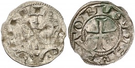Alfonso VII (1126-1157). León. Dinero. (AB. 72). 0,93 g. Rara. MBC+/EBC-.