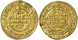 1236 de Safar (1198 d.C.). Alfonso VIII (1158-1214). Toledo. Morabetino. Falta en todas las publicaciones. Error en la fecha, donde parece leerse "año...