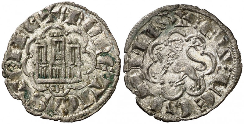 Alfonso X (1252-1284). Burgos. Novén. (AB. 263). 0,73 g. Bella. Brillo original....