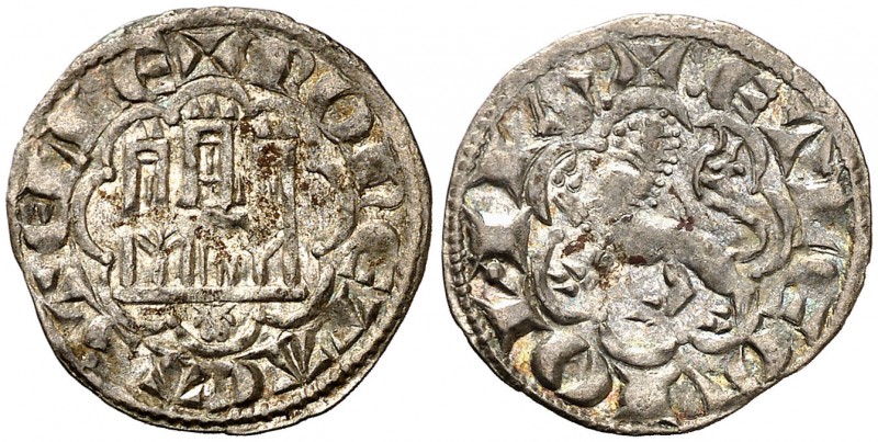 Alfonso X (1252-1284). Coruña. Novén. (AB. 264.1). 0,74 g. Escasa y más así. EBC...