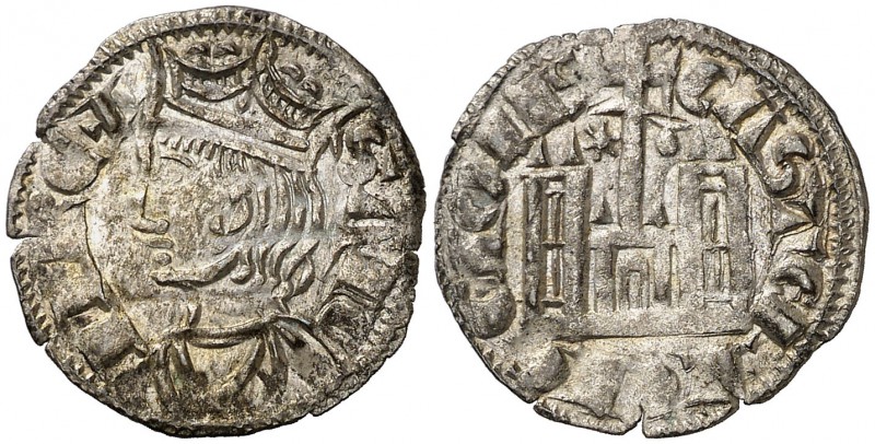 Sancho IV (1284-1295). Coruña. Cornado. (AB. 297.1). 0,91 g. Bella. Escasa así. ...