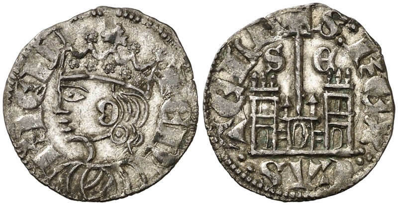 Enrique II (1368-1379). Segovia. Cornado. (AB. 483 var). 0,81 g. Bella. Brillo o...