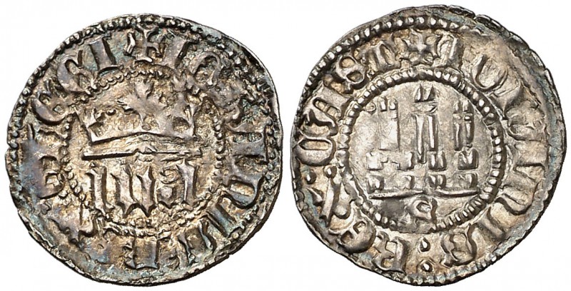 Juan I (1379-1390). Sevilla. Sexto de real. (AB. 543). 0,57 g. Bella. Preciosa p...