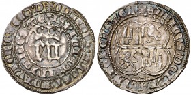 Enrique III (1390-1406). Sevilla. Real. (AB. 585.1). 3,49 g. Bella. Escasa así. EBC+.