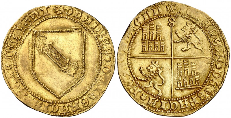 Juan II (1406-1454). Sevilla. Dobla de la banda. (AB. 617.1 var) (M.R. 16.7 var)...