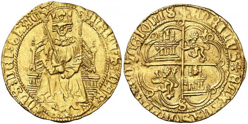 Enrique IV (1454-1474). Sevilla. Enrique "de la silla". (AB. 667.1 var) (M.R. 20...