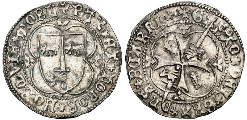 Francia. Gastón de Grailly (1436-1472). Bearn. Grand blanc. (D. 1249 var) (P.A. ...